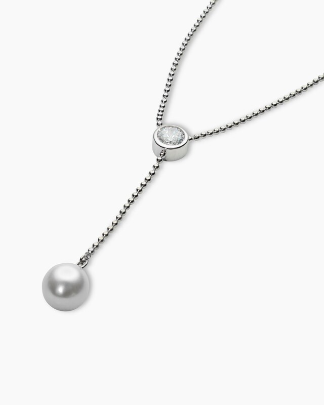 Y-Collier mit MK-Perle