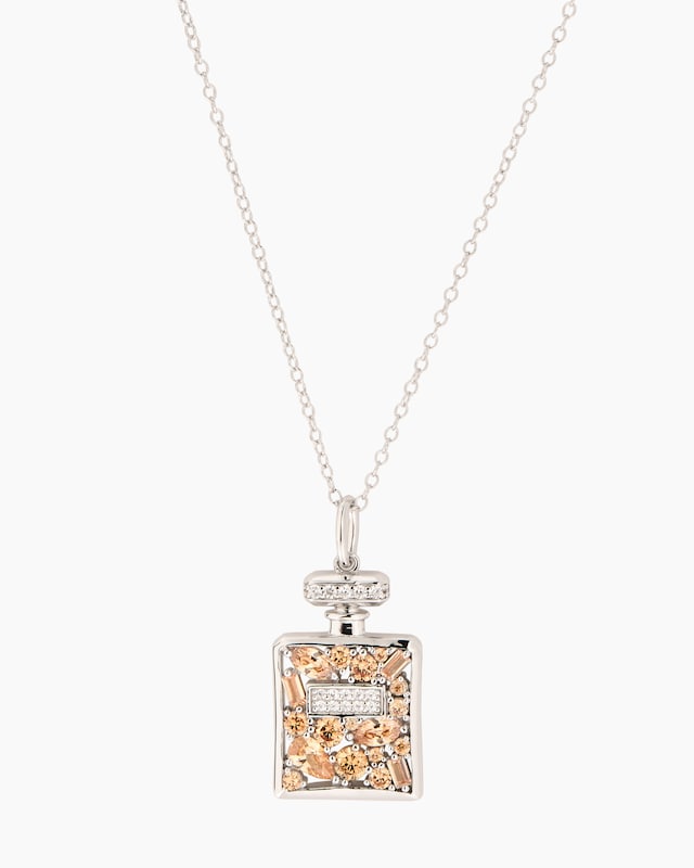 Kette + Anhänger mit Zirkonia