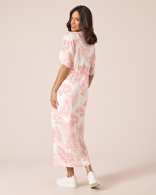 Produktabbildung 4 für Kleid mit Palmenblatt-Print