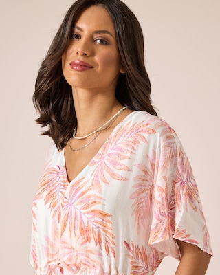 Produktabbildung 5 für Kleid mit Palmenblatt-Print