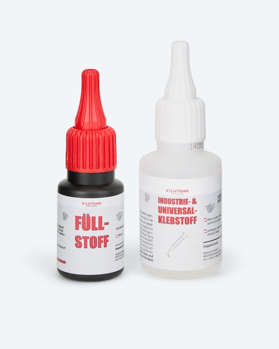 Produktabbildung für Kleber, Füllstoff + Dosierspitzen