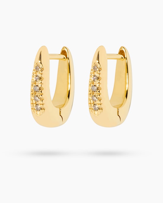 Produktabbildung für Diamant-Creolen 0,10 ct