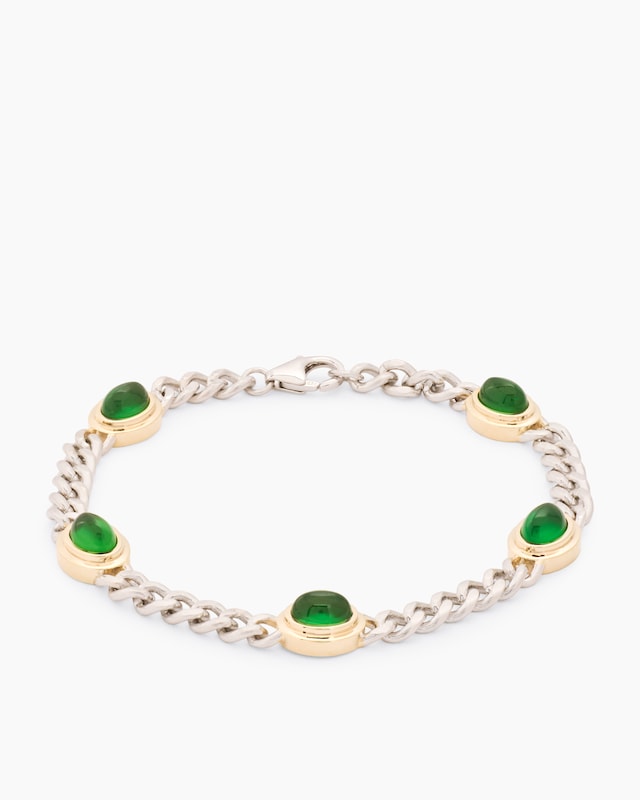 Armband mit Bernstein/Perlmutt