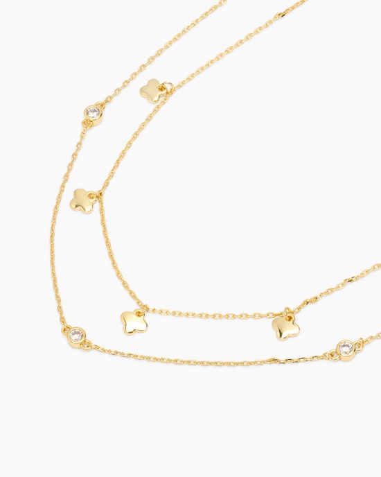 Produktabbildung für Collier-Set mit Zirkonia, 2tlg.