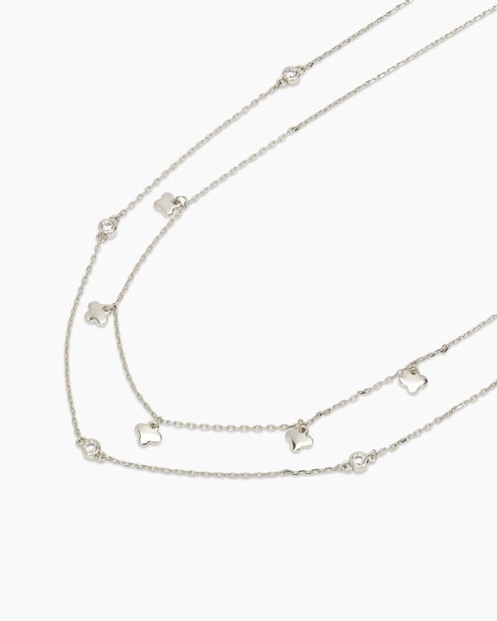 Produktabbildung für Collier-Set mit Zirkonia, 2tlg.