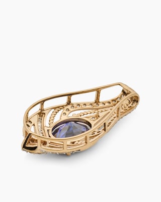 Produktabbildung 4 für Anhänger mit Tansanit AAAAA, Brillant & Diamant