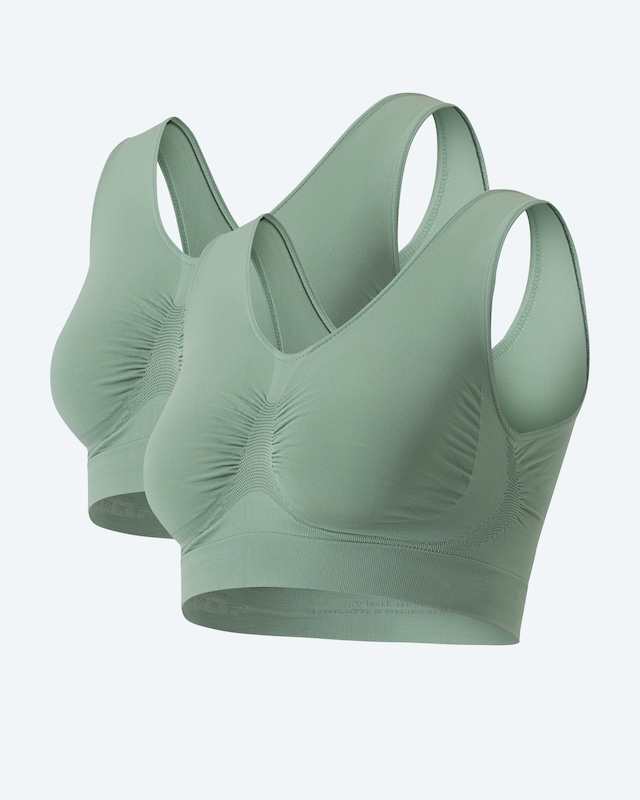 Komfort-Bustier, 2tlg.