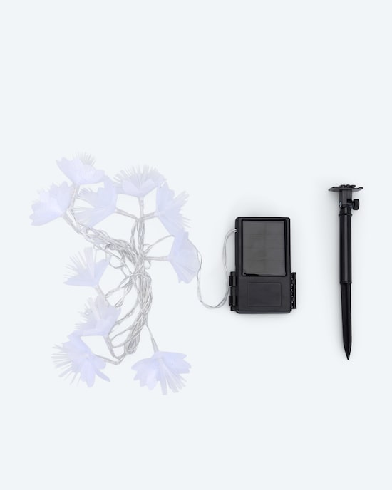 Produktabbildung für Premium Solar Hybrid-Lichterkette "Blume"