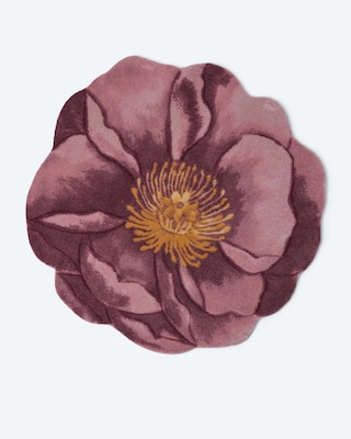 Produktabbildung 1 für Wollblend Teppich "Blume"