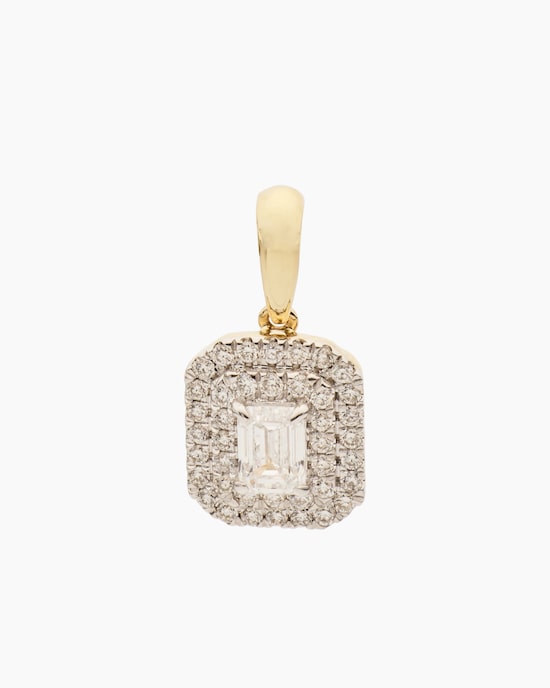 Produktabbildung für Anhänger mit Brillant & Diamant 0,50 ct