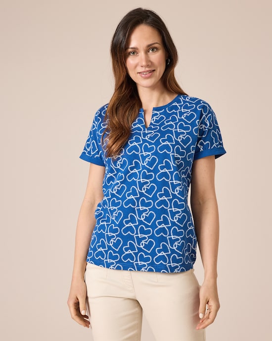Produktabbildung für Shirt mit Herzdruck