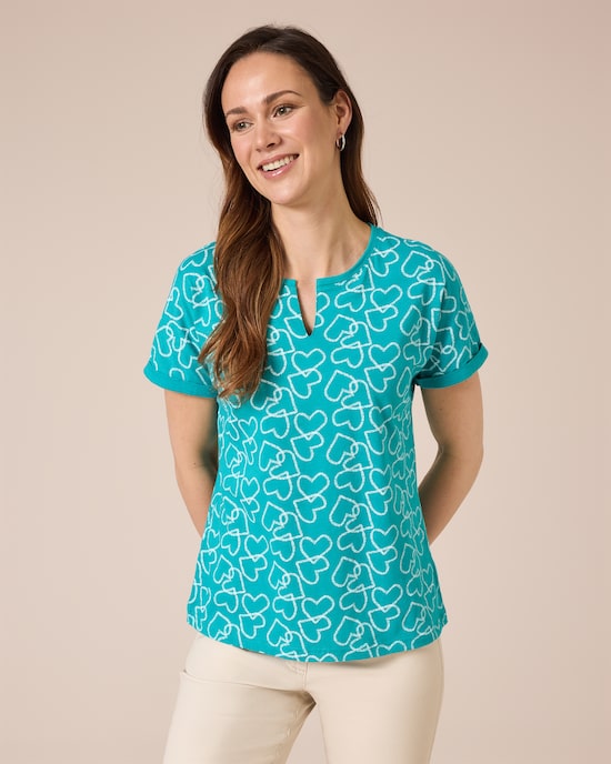 Produktabbildung für Shirt mit Herzdruck