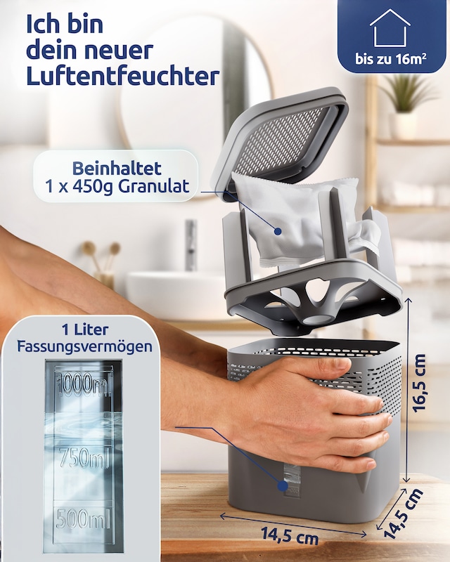 2x Luftentfeuchter "Air One Lite" + 2x Refill
