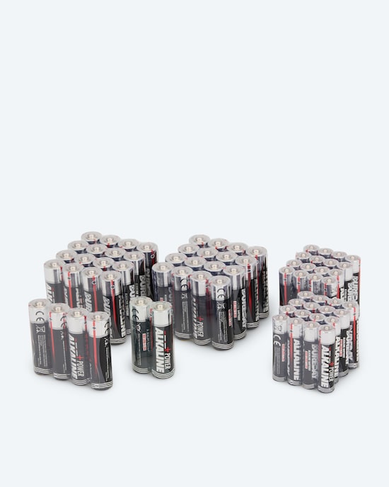 Produktabbildung für Batterien-Set, 70tlg., 38x AA + 32x AAA