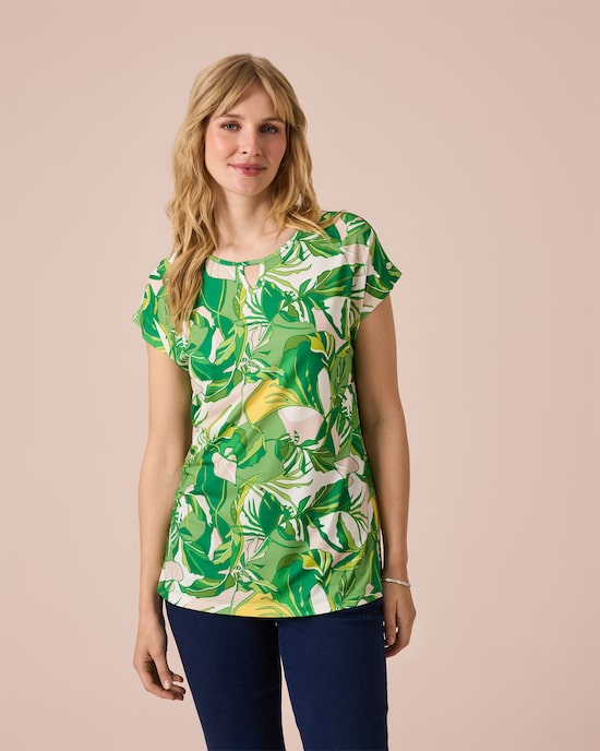 Produktabbildung für Midi-Shirt mit Print