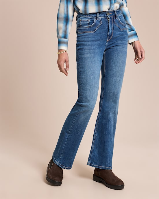 Produktabbildung für Jeanshose mit Schlag