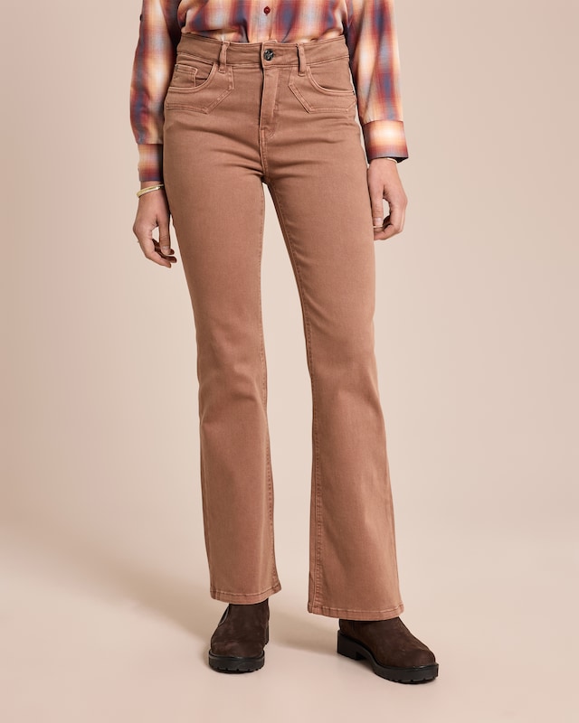 Jeanshose mit Schlag