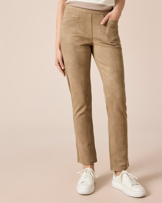 Produktabbildung für Schlupfhose in Velours-Optik