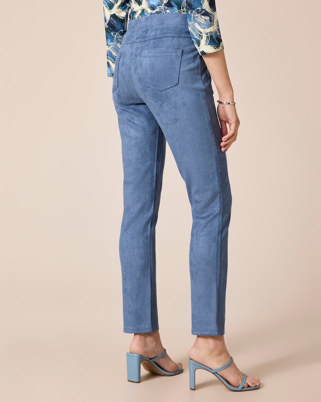 Schlupfhose aus Velours-Optik