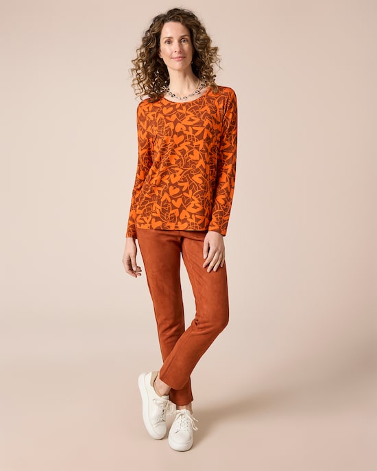 Produktabbildung für Schlupfhose in Velours-Optik