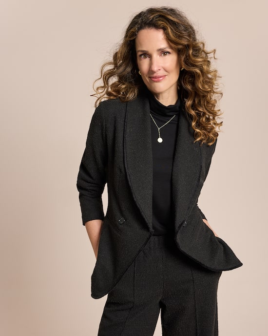 Produktabbildung für Jersey-Bouclé Blazer