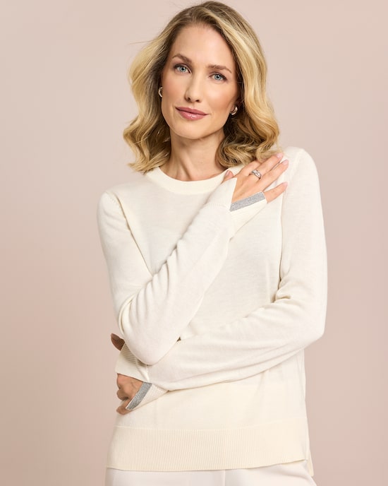Produktabbildung für Pullover mit Kettendetail