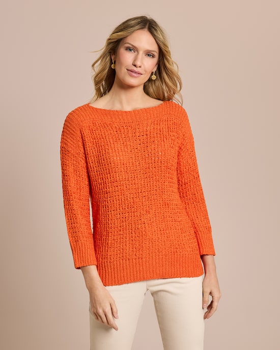 Produktabbildung für Pullover aus Bändchen-Garn