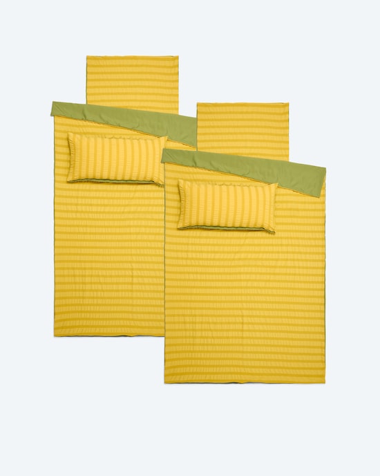 Produktabbildung für Seersucker Wendebettwäsche "Sia", 6tlg.