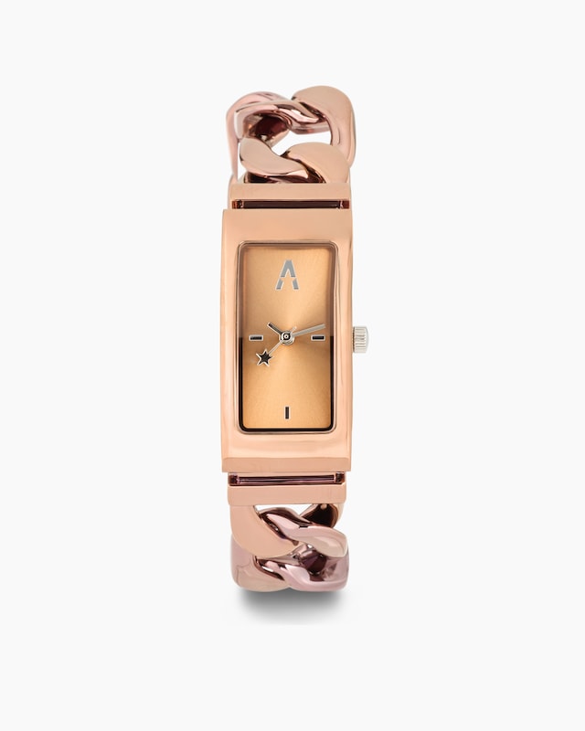 Damenuhr mit Panzerarmband