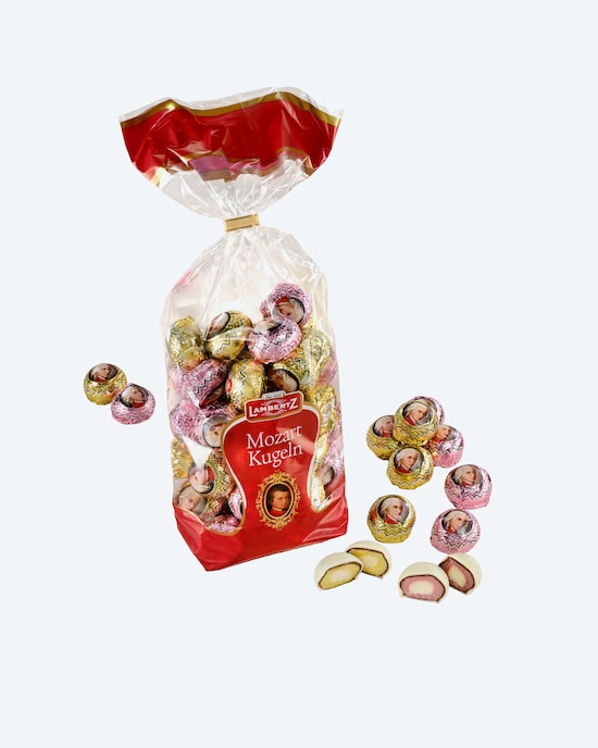 Produktabbildung für Mozartkugeln Erdbeer & Zitrone 820 g