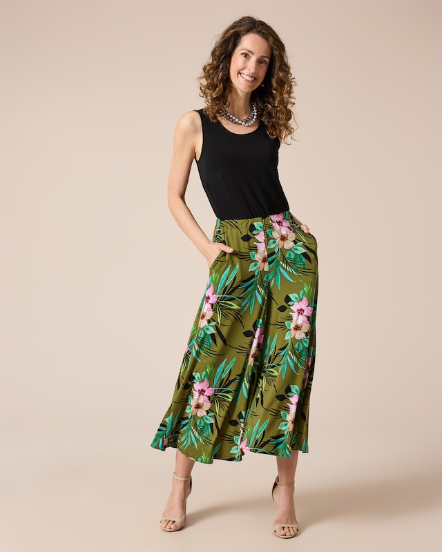 Jumpsuit mit Hosenrock
