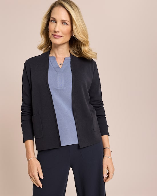 Produktabbildung für Cardigan mit Schlitz an Manschette