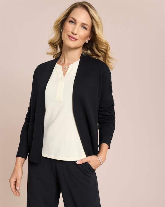 Produktabbildung für Cardigan mit Schlitz an Manschette