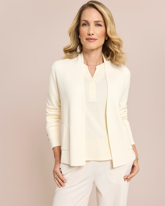 Produktabbildung für Cardigan mit Schlitz an Manschette