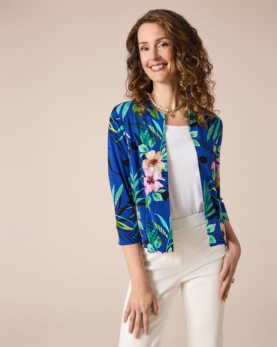 Produktabbildung für Jerseyjacke mit Print