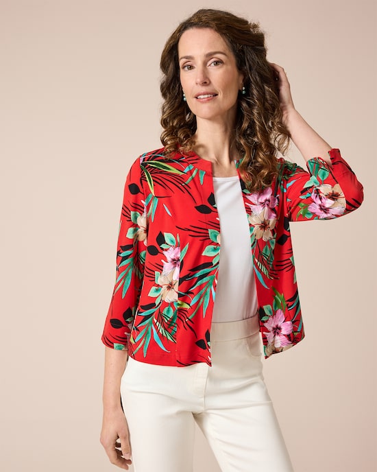 Produktabbildung für Jerseyjacke mit Print