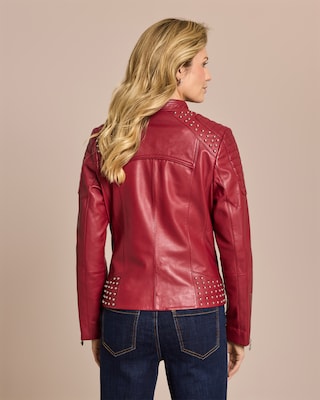 Produktabbildung 4 für Lederjacke mit Nieten