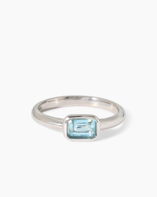 Produktabbildung für Ring mit Aquamarin