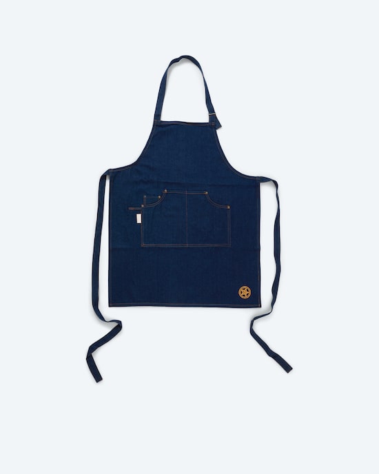 Produktabbildung für Küchenschürze in Jeans-Optik