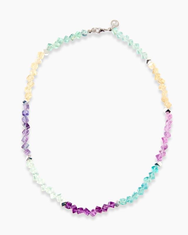 Collier mit Fluorit