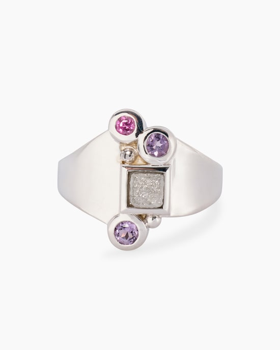 Produktabbildung für Ring mit Multi-Edelstein