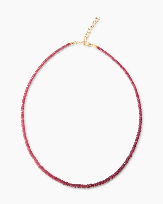 Produktabbildung für Collier mit Rubin