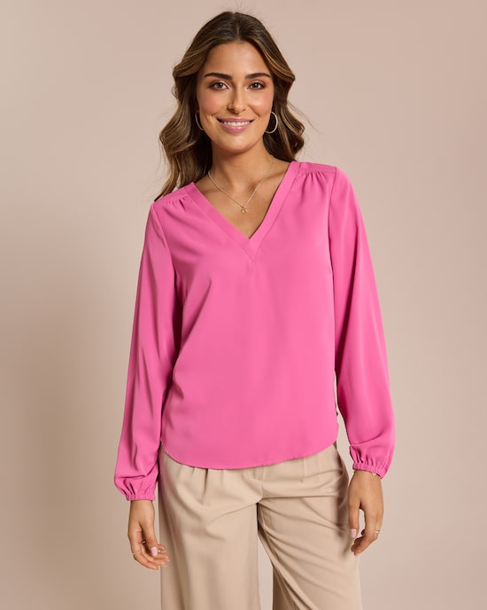Produktabbildung für V-Neck Blouse