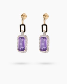 Produktabbildung für Ohrstecker mit Amethyst
