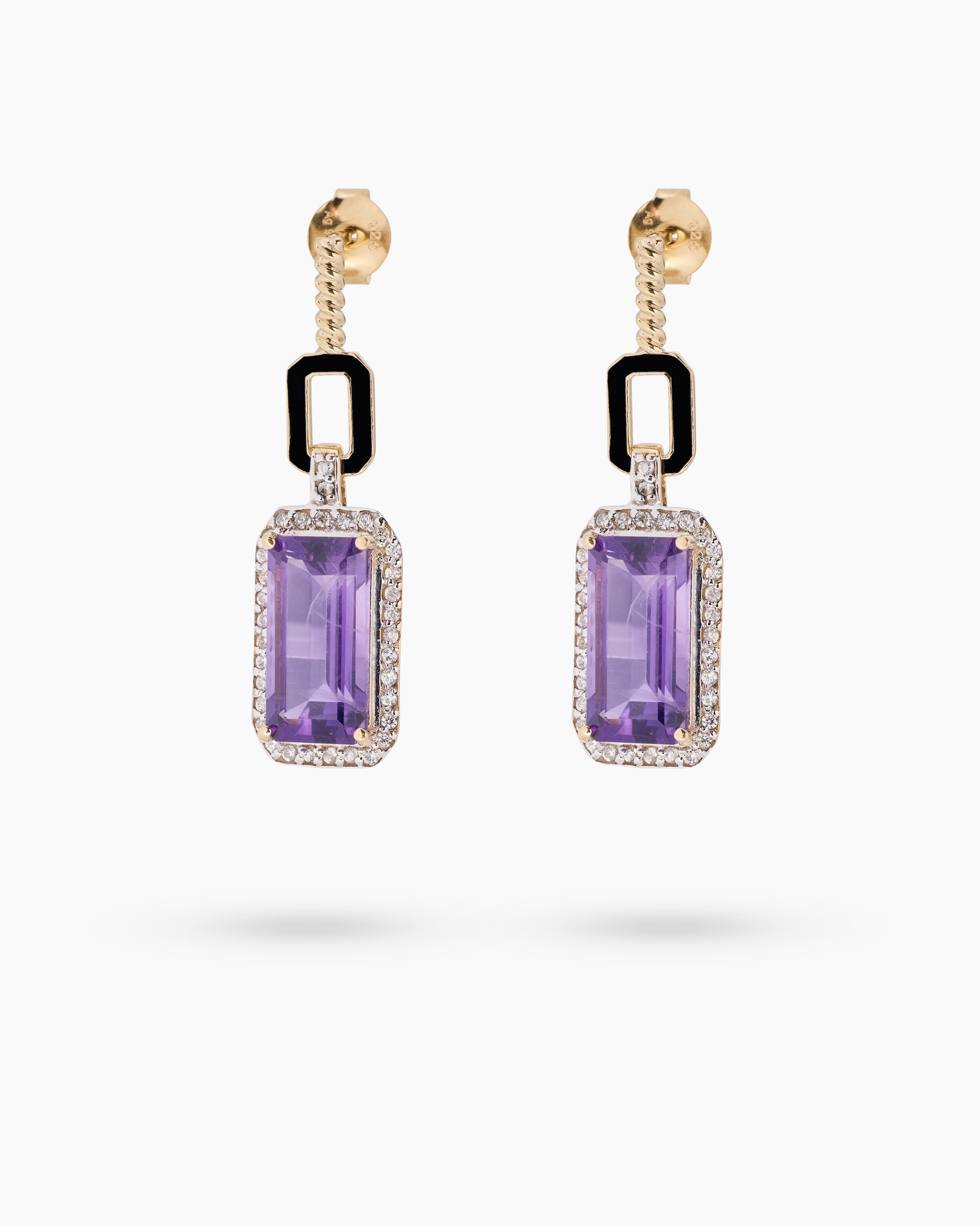 Produktabbildung für Ohrstecker mit Amethyst