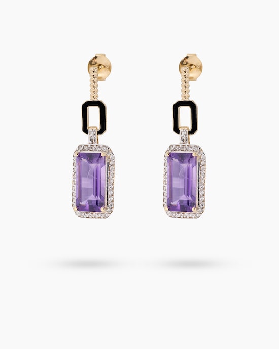 Produktabbildung für Ohrstecker mit Amethyst