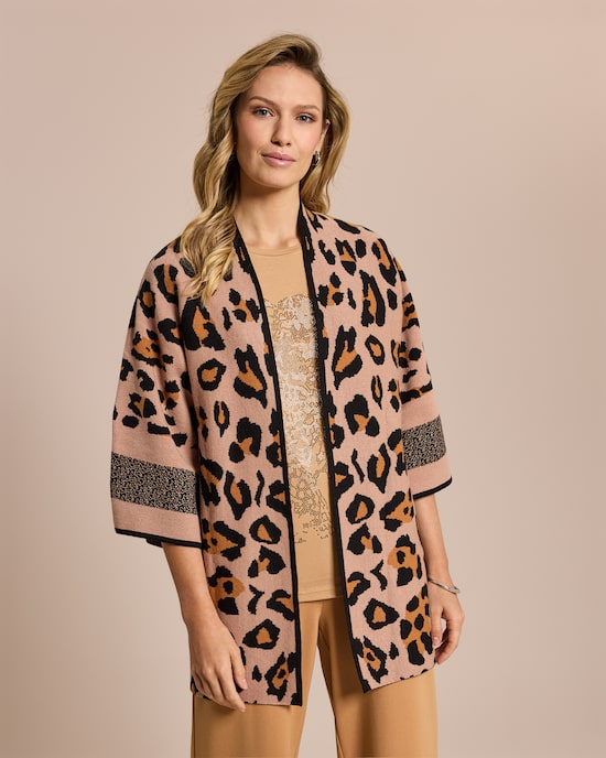 Produktabbildung für Strickjacke mit Leo