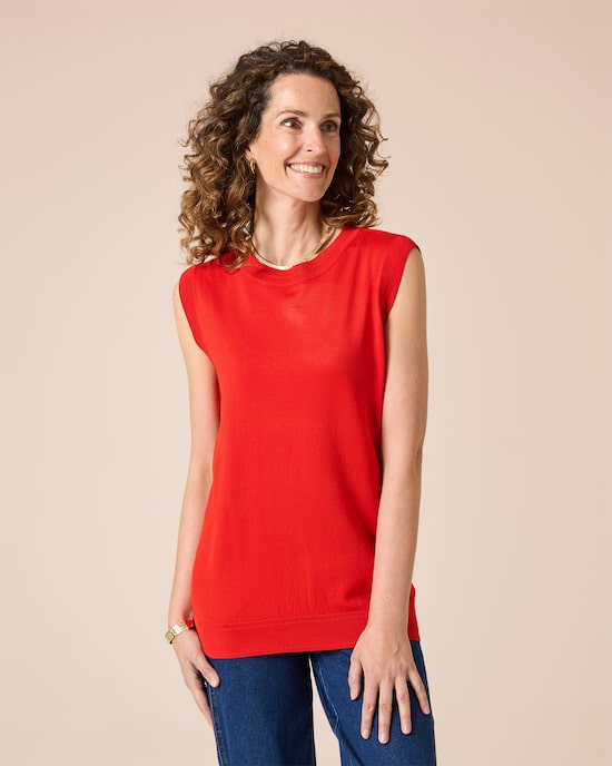 Produktabbildung für Pullunder mit Rundhals