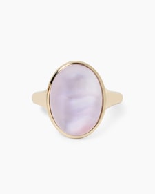 Produktabbildung für Ring mit Amethyst und Perlmutt