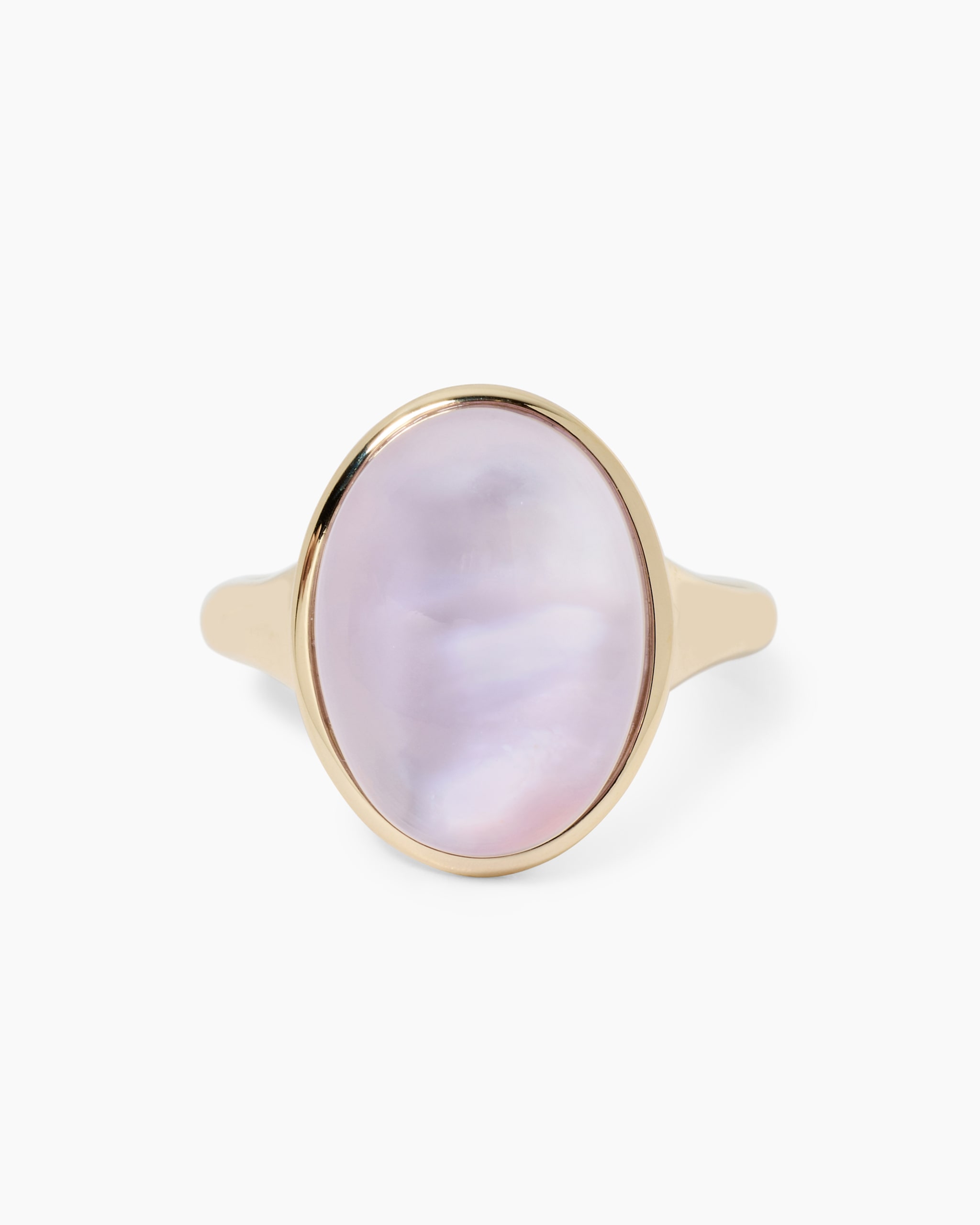 Produktabbildung für Ring mit Amethyst und Perlmutt